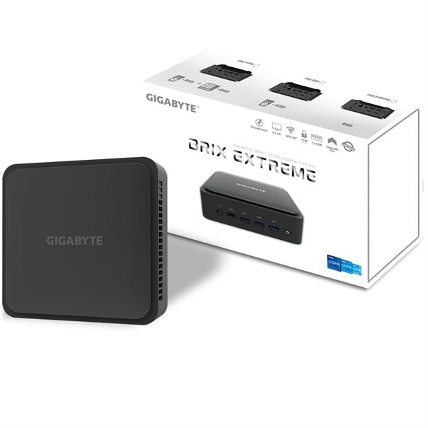 GIGA BRIX GB-BEI3H-1220 Barebone (Intel Core i3-1220P 10C/12T)